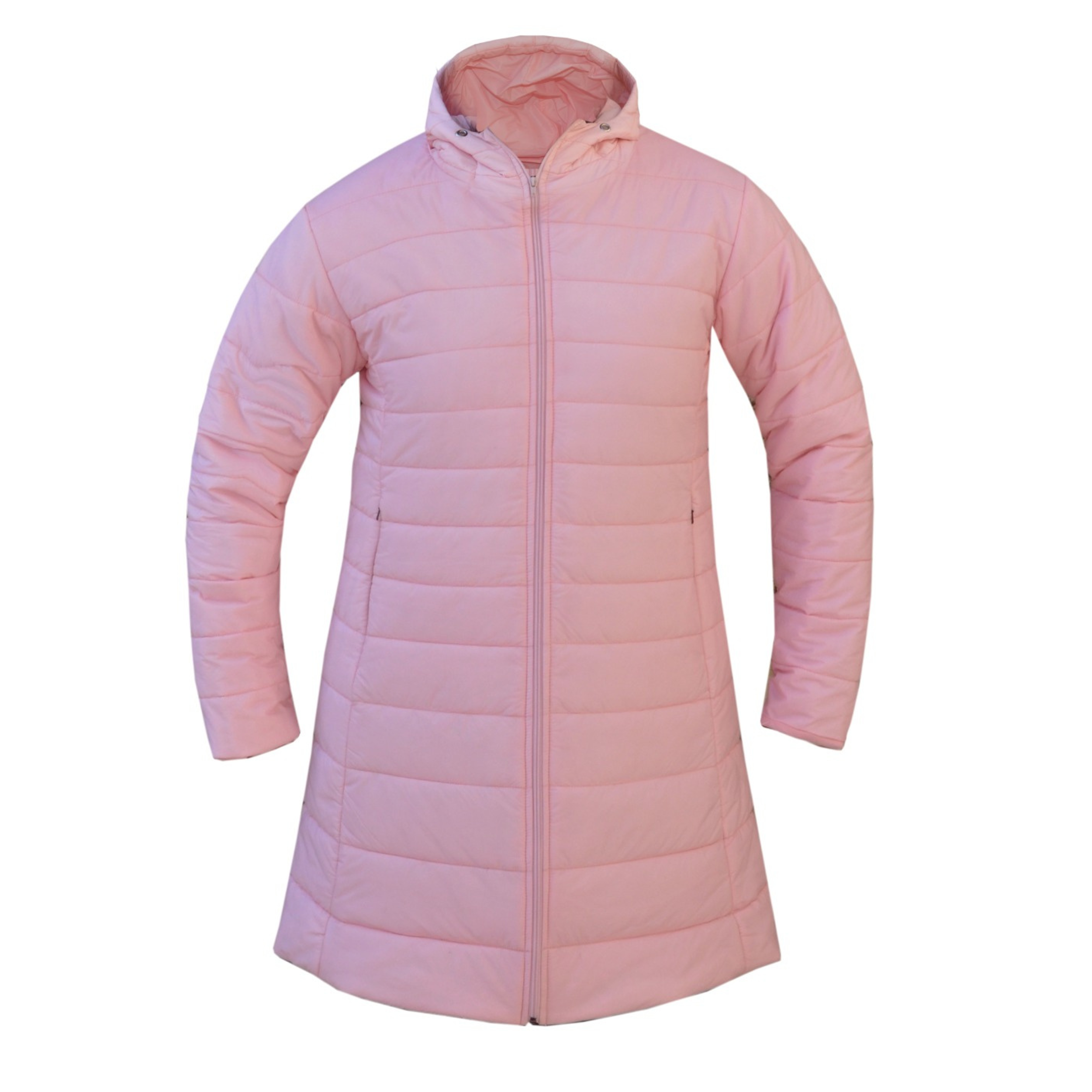 Ladies Pink Puffer Jacket 6.3